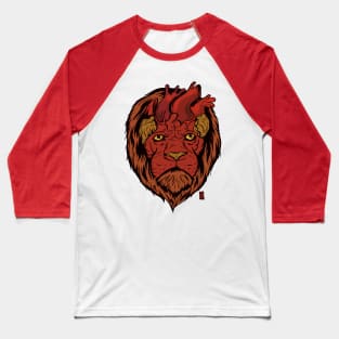 Lion Heart Baseball T-Shirt